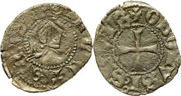 FRANCE / FÉODALES - FRANCE / FEUDAL
Arles (archevêché d’), Anonymes (XIVe siècle). Obole ND, Arles.
Dy.1739 (cet exemplaire) ; Billon - 0,68 g - 17 mm...
