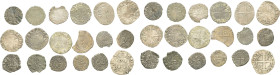 FRANCE / FÉODALES - FRANCE / FEUDAL
Arles (archevêché d’). Lot de 18 monnaies : Anonymes, obole (3), double denier (4) - Guillaume de la Garde, double...