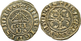 FRANCE / FÉODALES - FRANCE / FEUDAL
Arles (archevêché d’), Gaillard de Saumate (1317-1323). Double denier ND, Arles.
Dy.1743 ; Billon - 1,30 g - 21 mm...