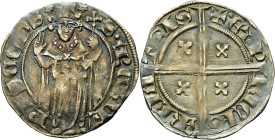 FRANCE / FÉODALES - FRANCE / FEUDAL
Arles (archevêché d’), Étienne de la Garde (1351-1361). Demi-carlin ND, Arles.
Dy.1747 ; Argent - 1,53 g - 22 mm -...