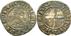 FRANCE / FÉODALES - FRANCE / FEUDAL
Arles (archevêché d’), Étienne de la Garde (1351-1361). Double denier ND, Arles.
Dy.1748 ; Argent - 1,15 g - 21 mm...