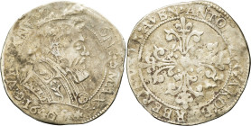 FRANCE / FÉODALES - FRANCE / FEUDAL
Comtat Venaissin, Urbain VIII (1623-1644). Demi-franc avec le légat Antoine Barberini 1640, Avignon.
Dy.1993 - PA....