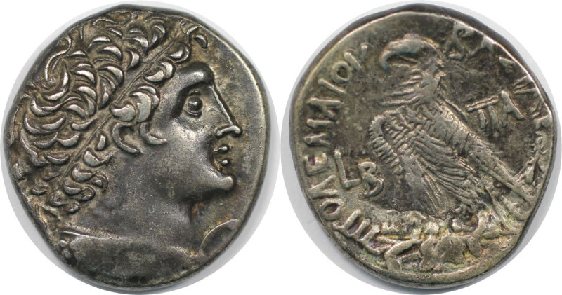 Griechische Münzen, AEGYPTUS. Ptolemaios XII Neos Dionysos (Auletes) AR Tetradra...