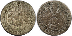 RDR – Habsburg – Österreich, RÖMISCH-DEUTSCHES REICH. Salzburg, Bistum. Max Gandolph Graf Khuenburg (1668-1687). 3 Kreuzer (Groschen) 1681. Silber. 1,...