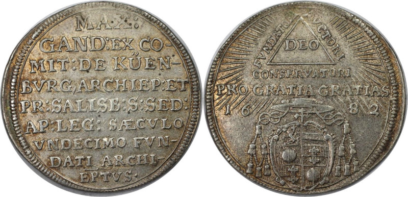 RDR – Habsburg – Österreich, RÖMISCH-DEUTSCHES REICH. 1/4 Taler 1682. Silber. KM...