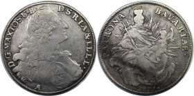Altdeutsche Münzen und Medaillen, BAYERN / BAVARIA. Maximilian III. Joseph (1745-1777). Madonnentaler 1771 A. Silber. Sehr schön