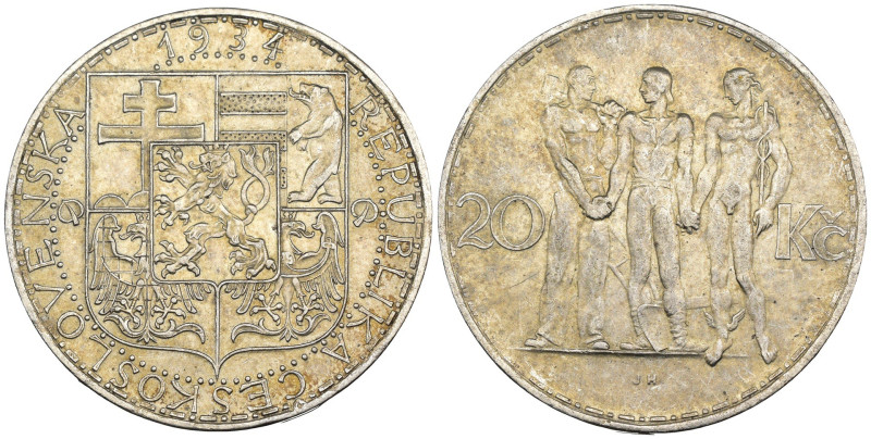 Cecoslovacchia - 20 Korun 1934 - Ag - KM#17
SPL

SPEDIZIONE SOLO IN ITALIA - ...