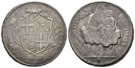 Bologna - Governo Popolare (1796-1797) - Scudo da 10 Paoli del III°Tipo 1797 - Ag - gr. 29,1 - Gigante 6b
mBB

SPEDIZIONE SOLO IN ITALIA - SHIPPING...