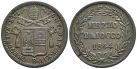 Bologna - Gregorio XVI (1831-1846) - Mezzo Baiocco Anno XIV 1844 - Cu.
BB

SPEDIZIONE SOLO IN ITALIA - SHIPPING ONLY IN ITALY