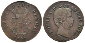 Firenze - Leopoldo II di Lorena (1824-1859) - 10 Quattrini da 2 Crazie del 2° Tipo 1858 - Mi - Gigante 67
BB/SPL

SPEDIZIONE SOLO IN ITALIA - SHIPP...
