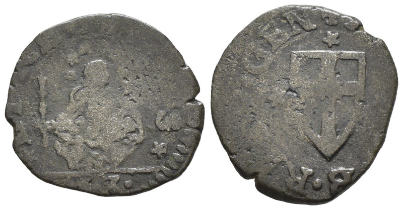 Genova - Dogi Biennali, III Fase (1637-1797) - 8 Denari - Mi - gr. 1,08 - MIR 30...