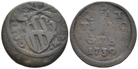 Gubbio - Clemente XII (1730-1740) - Quattrino 1739 - AE - gr. 2,22 - MIR 2555/5
MB

SPEDIZIONE SOLO IN ITALIA - SHIPPING ONLY IN ITALY