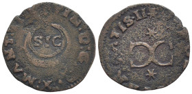 Mantova - Vincenzo I Gonzaga (1587-1612) - Quattrino SIC con C accostate e stelle a 6 punte - Mi - gr. 0,63 - CNI 105/122 (Casale)
MB/qBB

SPEDIZIO...