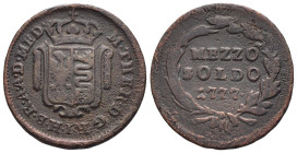 Milano - Maria Teresa (1740-1780) - Mezzo Soldo 1777 - Cu - gr. 3,19 - MIR 441/1
BB

SPEDIZIONE SOLO IN ITALIA - SHIPPING ONLY IN ITALY