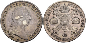 Milano -  Giuseppe II d’Asburgo Lorena (1780-1790) - Crocione 1790 - Ag - gr. 29,44
SPL

SPEDIZIONE SOLO IN ITALIA - SHIPPING ONLY IN ITALY