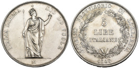 Milano - Governo Provvisorio di Lombardia - 5 Lire 1848 - Rami corti, base sottile e stella lontana - Ag - Gigante 3
SPL

SPEDIZIONE SOLO IN ITALIA...