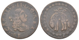 Napoli - Carlo II (1674-1700) - Tornese 1681 - AE - gr. 4,00
BB

SPEDIZIONE SOLO IN ITALIA - SHIPPING ONLY IN ITALY