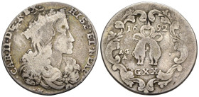 Napoli - Carlo II di Spagna (1665-1700) - Tari 1692 - Ag - MIR 300/1
MB

SPEDIZIONE SOLO IN ITALIA - SHIPPING ONLY IN ITALY