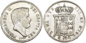 Napoli - Ferdinando II di Borbone (1830-1859) - Piastra da 120 Grana del 4° tipo 1844 - Ag - Gigante 70
BB+

SPEDIZIONE SOLO IN ITALIA - SHIPPING O...