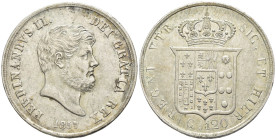Napoli - Ferdinando II di Borbone (1830-1859) - Piastra da 120 Grana 1857 - Ag - 27,42 g - Gigante 88
qSPL/SPL

SPEDIZIONE SOLO IN ITALIA - SHIPPIN...