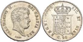 Napoli - Ferdinando II di Borbone (1830-1859) - Mezza Piastra da 60 Grana del 4° Tipo 1857 - Ag - Gigante 113
SPL/FDC

SPEDIZIONE SOLO IN ITALIA - ...