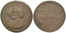 Perugia - Pio VI (1775-1799) - Sampietrino da Baiocchi due e mezzo 1797 - Cu - gr. 17,94 - MIR 2977/4
MB+

SPEDIZIONE SOLO IN ITALIA - SHIPPING ONL...
