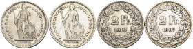 Svizzera - Lotto di 2 monete: 2 Francs 1907 e 1910 Ag KM#21

SPEDIZIONE SOLO IN ITALIA - SHIPPING ONLY IN ITALY