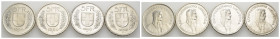 Svizzera - Lotto di 4 monete da 5 Francs anni vari - Ag

SPEDIZIONE SOLO IN ITALIA - SHIPPING ONLY IN ITALY