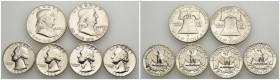 USA - Lotto di 6 monete: 2 esemplari da 1/2 Dollar 1963 Ag KM#199 - 4 esemplari da 1/4 Dollar da 1960 a 1964 Ag KM#164

SPEDIZIONE IN TUTTO IL MONDO...