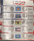 USA - Album contenente 100 monete da 1/4 Dollars dal 1999 al 2008 commemorativi dei 50 Stati americani - zecca di Philadelphia e Denver

SPEDIZIONE ...