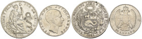 Mondiali - Lotto di 2 monete: 50 Dinara 1938 Ag KM#24 - Perù 1 Sol 1895 Ag KM#196

SPEDIZIONE SOLO IN ITALIA - SHIPPING ONLY IN ITALY