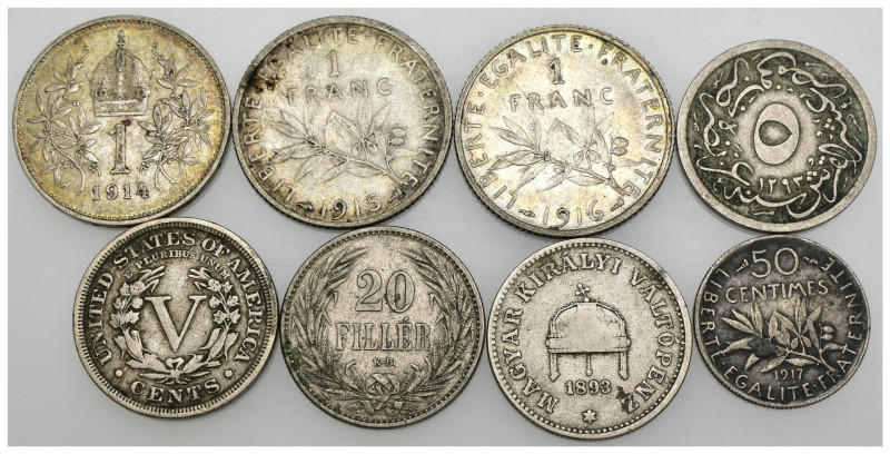 Mondiali - Lotto di 8 monete - anni, nominali e tipologie varie - Ag.

SPEDIZI...