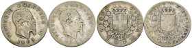 Regno d'Italia - Vittorio Emanuele II (1861-1878) - Lotto di 2 monete da 1 Lira 1863 Torino Ag Gigante 65

SPEDIZIONE SOLO IN ITALIA - SHIPPING ONLY...