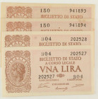 Regno d'Italia - Lotto di 4 banconote da Una Lira 23/11/1944 - Gigante BS 5A
SUP-FDS

SPEDIZIONE SOLO IN ITALIA - SHIPPING ONLY IN ITALY