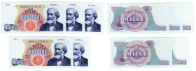 Repubblica Italiana - Lotto 5 banconote da 1000 Lire Verdi 1° tipo - 10/08/1965 - consecutive
SUP-FDS

SPEDIZIONE IN TUTTO IL MONDO - WORLDWIDE SHI...