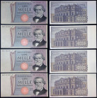 Repubblica Italiana - Lotto di 4 banconote da 1000 Lire Verdi 2° tipo - 15/02/1973 - consecutive
FDS

SPEDIZIONE IN TUTTO IL MONDO - WORLDWIDE SHIP...