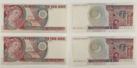 Repubblica Italiana - Lotto di 2 banconote consecutive 100.000 Lire "Botticelli" 1978 - Gig. BI 83A
FDS

SPEDIZIONE IN TUTTO IL MONDO - WORLDWIDE S...