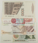 Repubblica Italiana - Lotto di 4 banconote da 1000 Lire Marco Polo, 1000 Lire Montessori, 2000 Lire Marconi e 5000 Lire Bellini - anni vari

SPEDIZI...