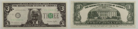 USA - banconota satirica da 3 Dollari 1993 - con ritratto il Presidente Bill Clinton

SPEDIZIONE IN TUTTO IL MONDO - WORLDWIDE SHIPPING
