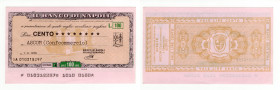 Miniassegno - Napoli, 1976, Il Banco di Napoli da 100 Lire - Ascom "Confcommercio"
FDS

SPEDIZIONE IN TUTTO IL MONDO - WORLDWIDE SHIPPING