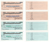 Lotto n.4 Miniassegni - Biella, 1976, Cassa di Risparmio di Biella composto da n.2 da 100 Lire e n.2 da 150 Lire - Ass. Commercianti del Biellese
FDS...