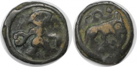 Keltische Münzen, BELGICA. REMI. Potin ca. 2. Jahrhundert v. Chr., 4.53 g. 20.2 mm. Castelin, S.48 №308ff. Schön-sehr schön