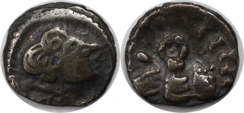 Keltische Münzen. GERMANIA. Quinar ca. 100-50 v. Chr, Nauheimer Typus. Silber. 1...