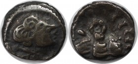 Keltische Münzen. GERMANIA. Quinar ca. 100-50 v. Chr, Nauheimer Typus. Silber. 1.60 g. 13.7 mm. Castelin 1113. Sehr schön