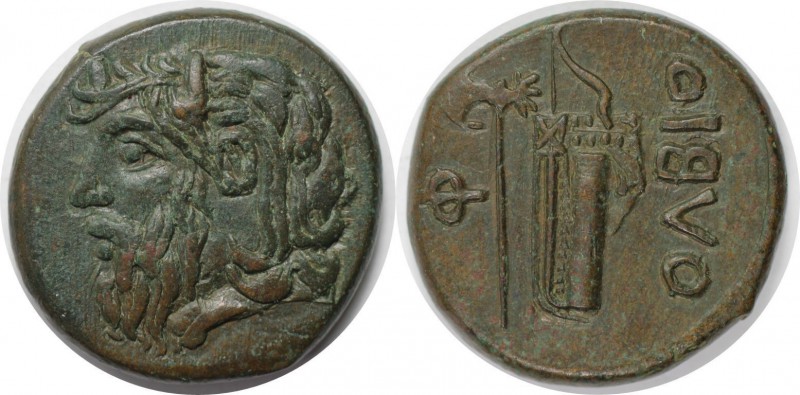 Griechische Münzen, BOSPORUS. Stadt Olbia. Bronze (12.78 g. 20 mm) 304-250 v. Ch...