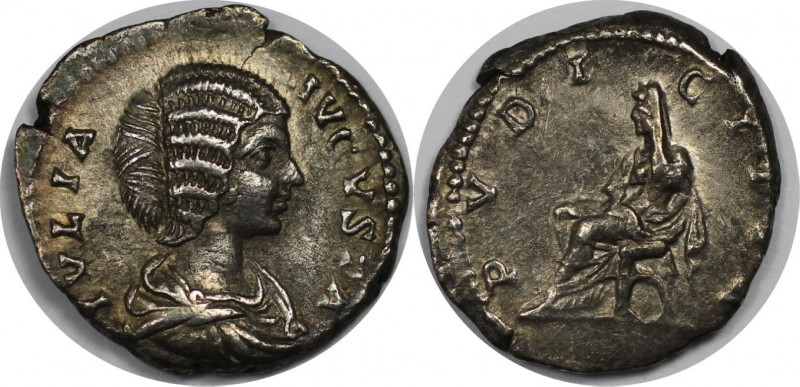 Römische Münzen, MÜNZEN DER RÖMISCHEN KAISERZEIT. Iulia Domna, 193-217 n. Chr, A...