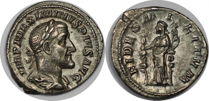 Römische Münzen, MÜNZEN DER RÖMISCHEN KAISERZEIT. Maximinus I., 235-238 n. Chr, ...