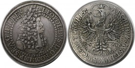 RDR – Habsburg – Österreich, RÖMISCH-DEUTSCHES REICH. Leopold I. (1657-1705). Doppelter Reichstaler ND (nach 1693), Hall, Silber. 56,40 g. Dav. 3252, ...