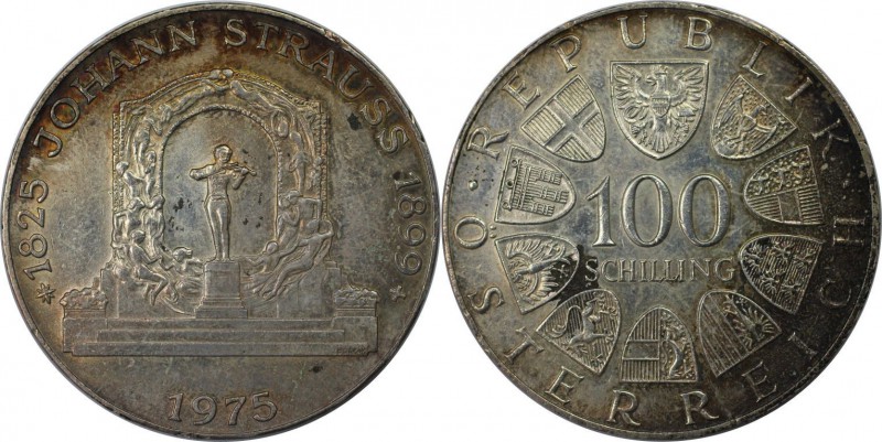 RDR – Habsburg – Österreich, REPUBLIK ÖSTERREICH. 150. Geburtstag Johann Strauss...
