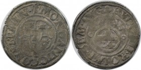 Altdeutsche Münzen und Medaillen, Minden-Bistum. Anton von Schaumburg (1587-1599). 1/24 Taler (Groschen) 1595. Schön. Selten